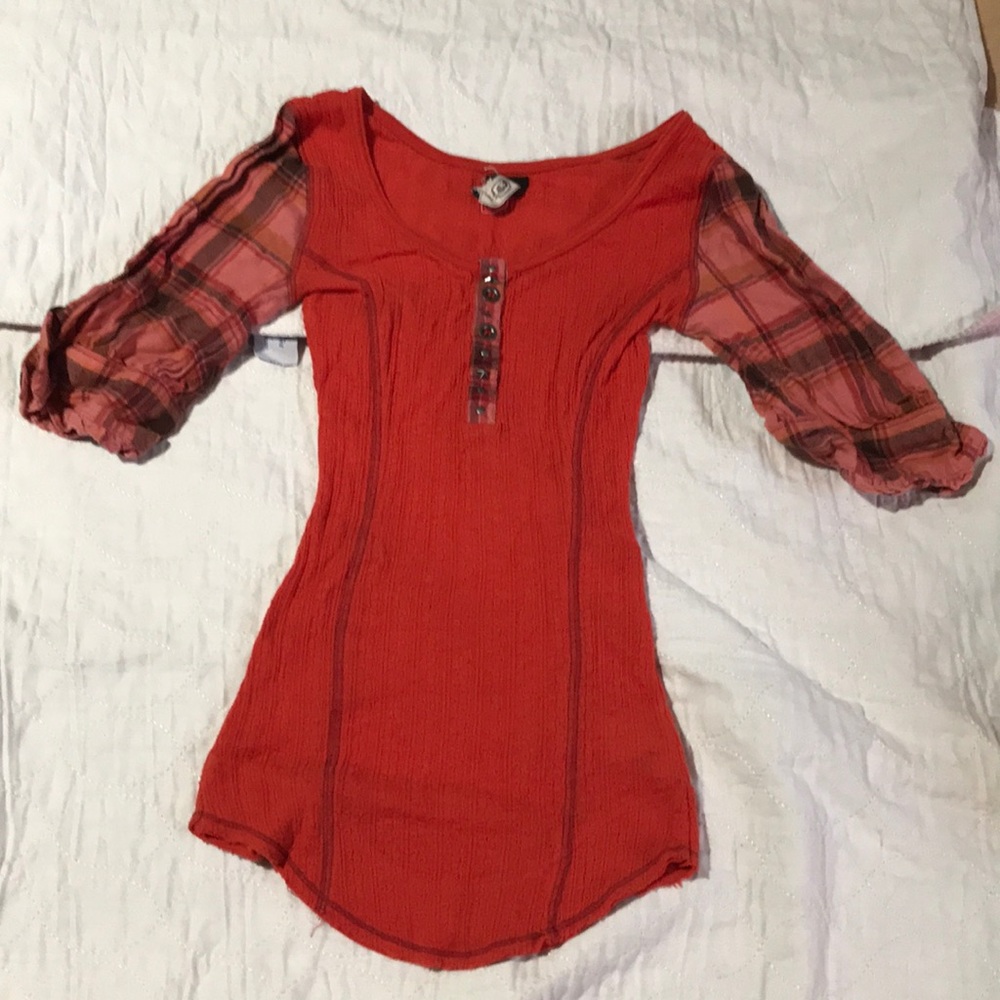Free People orange top